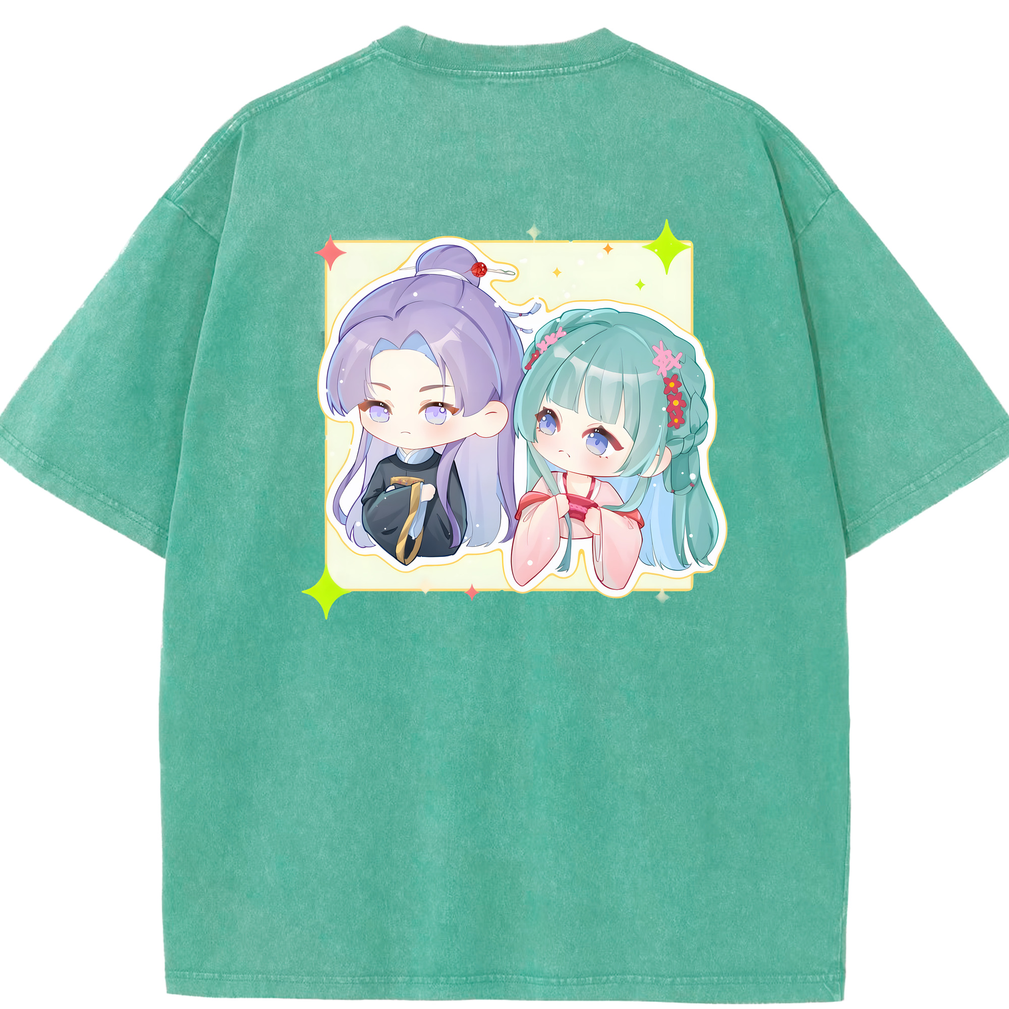 （画像用） 薬屋のひとりごと The Apothecary Diaries 綿100% ヴィンテージ風 半袖Tシャツ（背面プリント）